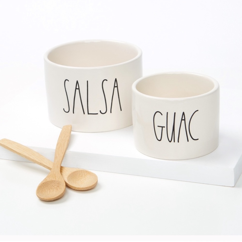 Rae Dunn X Magenta Salsa and Guac Set